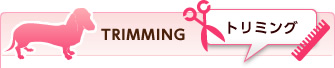 トリミング